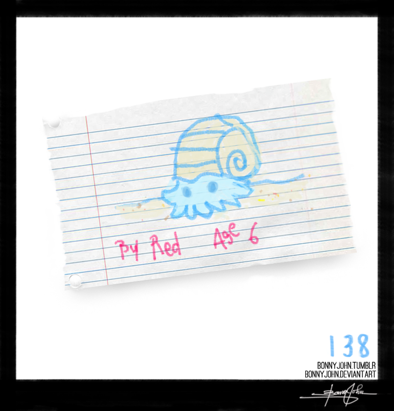 Illustration for article titled Ode to Childhood...Omanyte, on Pokemon One a Day!